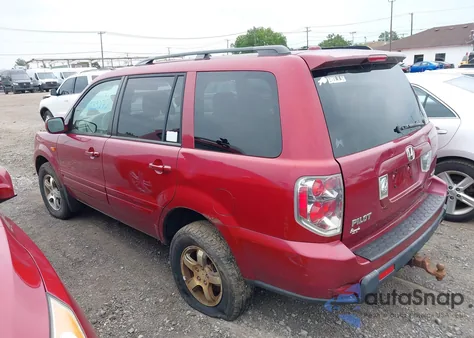 2006 Honda Pilot Ex-L from USA, damaged, VIN 5FNYF18576B023812